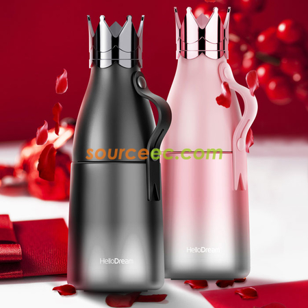Customization 350ML Crown Stainless Steel Vacuum Flask Corporate Gifts