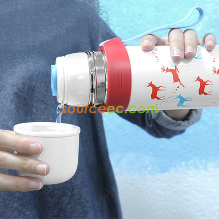 Customization 350ML Lovely Deer Thermal Mug Corporate Gifts