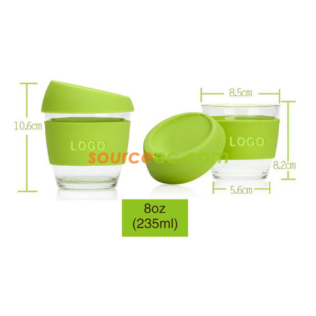 Customization Glass Coffee Cup Corporate Gifts