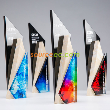 Customization Marble Crystal Trophy Corporate Gifts