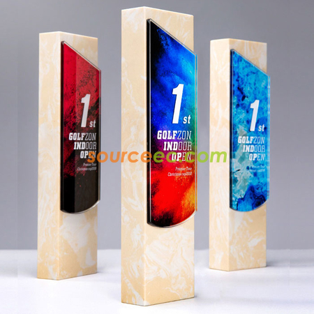 Customization Marble Crystal Trophy Corporate Gifts