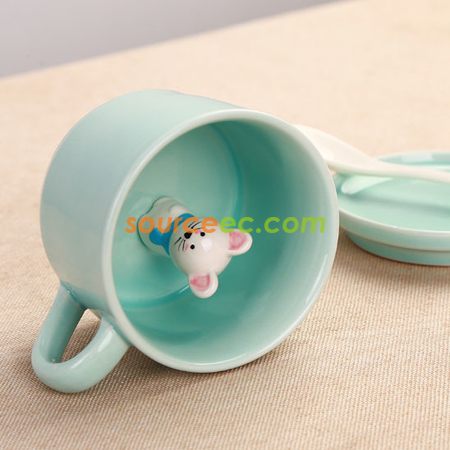 Customization 250ML  Animals Ceramic Mug Corporate Gifts