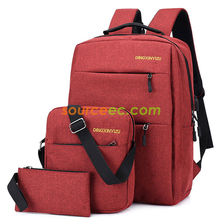 Customization Backpack Set (Include 3 Parts) Corporate Gifts