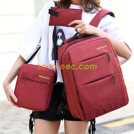 Customization Backpack Set (Include 3 Parts) Corporate Gifts