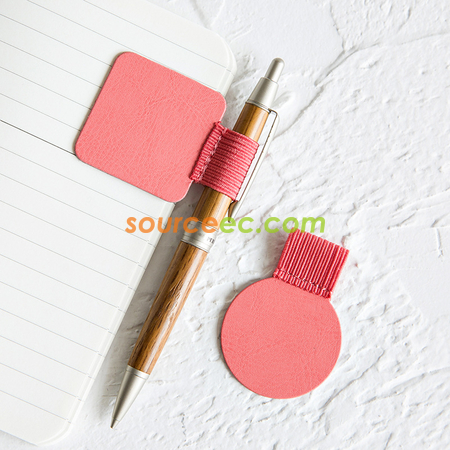 Customization Self-adhesive PU Pen Holder Corporate Gifts