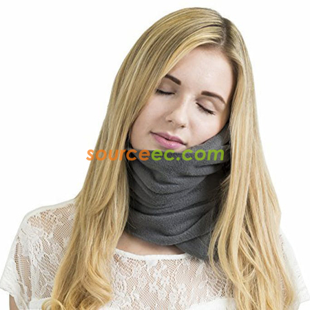 Super soft neck store support travel pillow