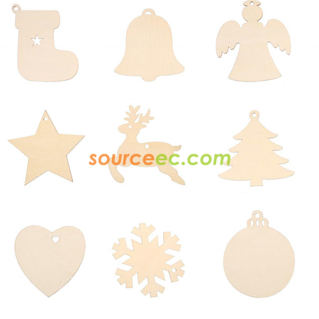 Customization Wooden Christmas Decorations Corporate Gifts
