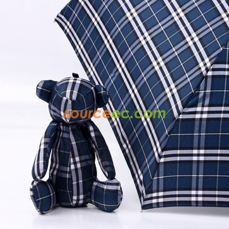 Customization Foldable Umbrella in Bear Shape Corporate Gifts