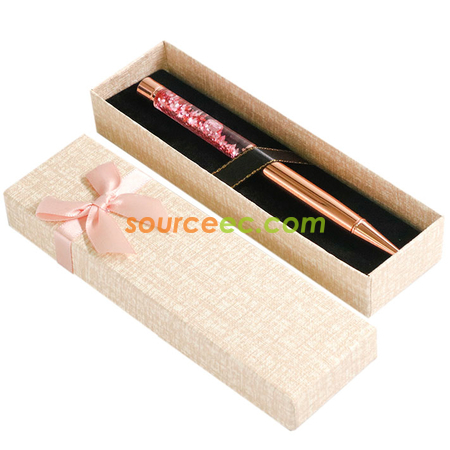 Customization Bow Pen Box Corporate Gifts