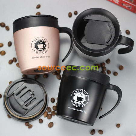 Customization 330ML Stainless Steel Mug with Handle Corporate Gifts