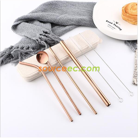 Customization Stainless steel straw set Corporate Gifts