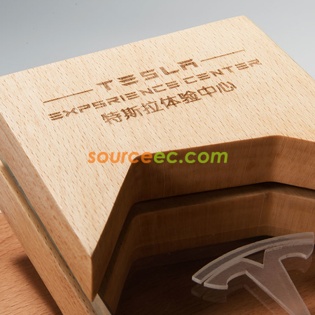 Customization Wooden Crystal Trophy Corporate Gifts