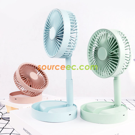 Customization Retractable Folding Charging Fan Corporate Gifts