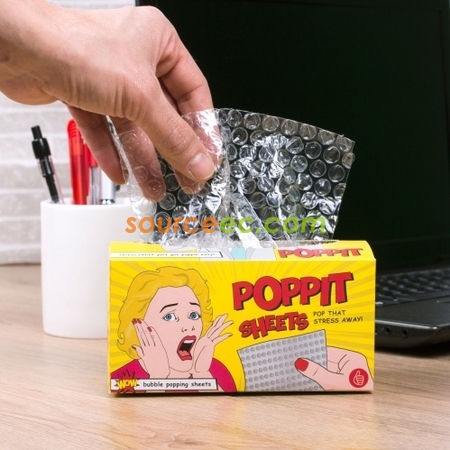 Customization Poppit Bubble Popping Sheets Stress Reliever Corporate Gifts