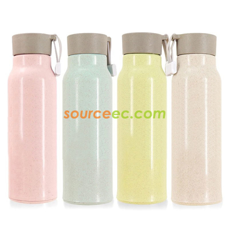 350ML Wheat Straw Glass Bottle