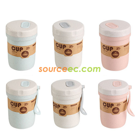 Customization 300ML Wheat Straw Soup Pot Corporate Gifts