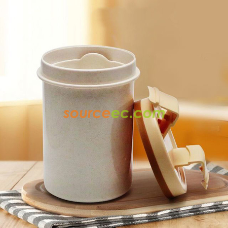 Customization 600ML Wheat Straw Soup Pot Corporate Gifts