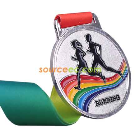 Customization Colorful Running Medal Corporate Gifts