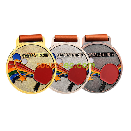 Customization Colorful Table Tennis Medal Corporate Gifts