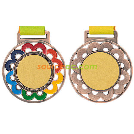 Customization Colorful Blossom Medal Corporate Gifts