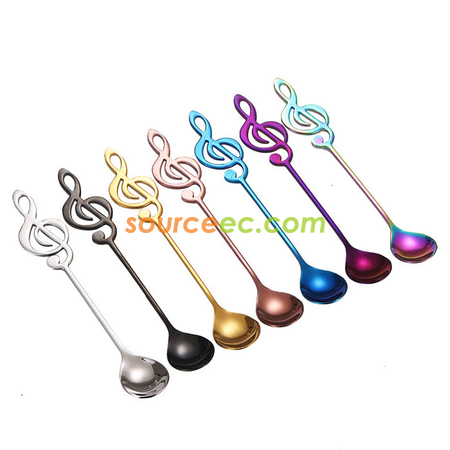 Customization Musical Notation Shaped Spoon Corporate Gifts