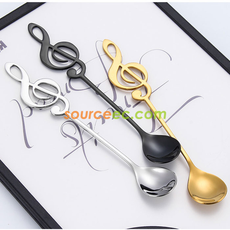 Customization Musical Notation Shaped Spoon Corporate Gifts