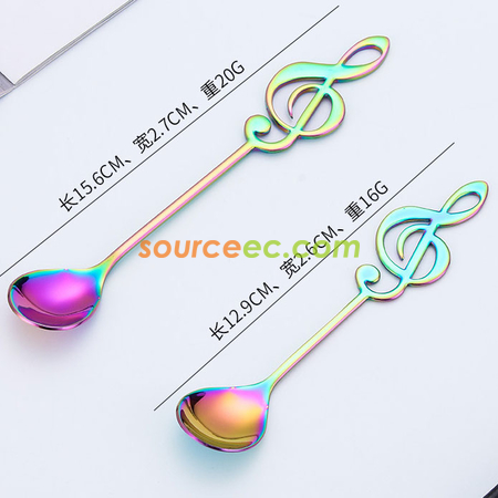 Customization Musical Notation Shaped Spoon Corporate Gifts