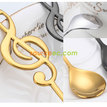 Customization Musical Notation Shaped Spoon Corporate Gifts