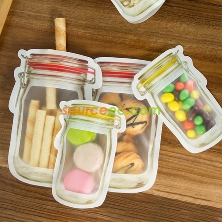 Customization Mason Jar Zipper Bags Corporate Gifts