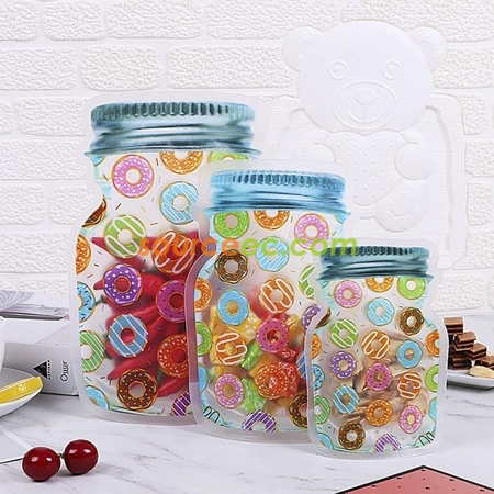 Customization Mason Jar Zipper Bags Corporate Gifts