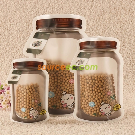 Customization Mason Jar Zipper Bags Corporate Gifts
