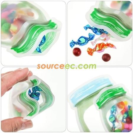 Customization Mason Jar Zipper Bags Corporate Gifts