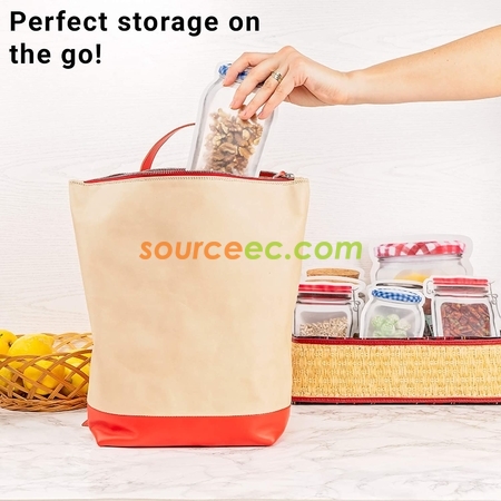 Customization Mason Jar Zipper Bags Corporate Gifts