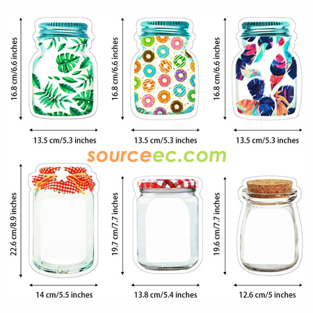 Customization Mason Jar Zipper Bags Corporate Gifts