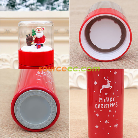 Customization 380ML Christmas Thermal Mug Corporate Gifts