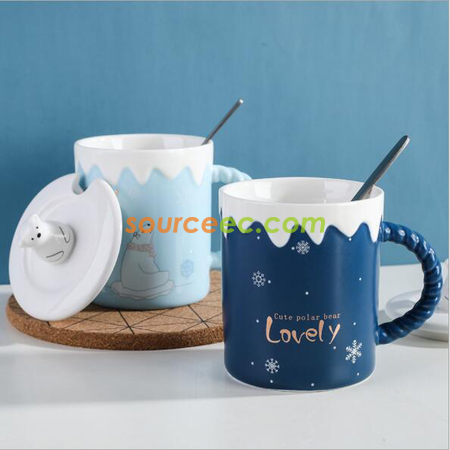 Customization Christmas ceramic cup Corporate Gifts