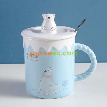 Customization Christmas ceramic cup Corporate Gifts