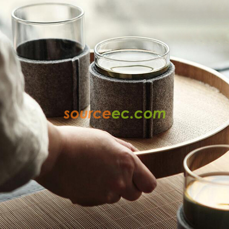 Felt Heat Insulation Cup Cover
