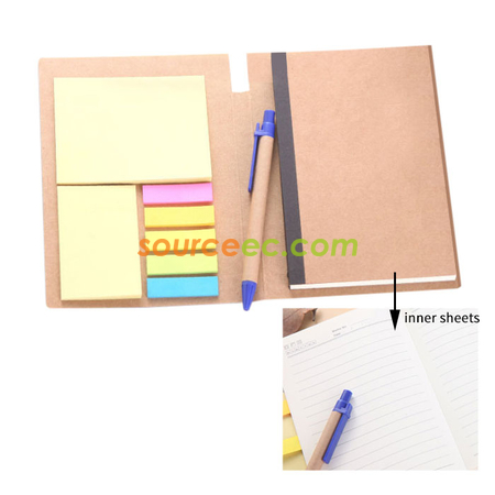 Customization A5 Soft Notebook with Sticky Corporate Gifts