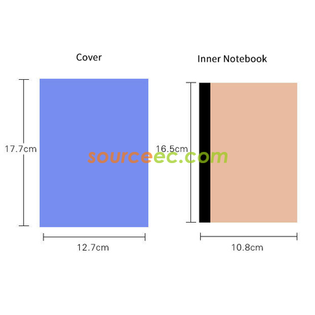 Customization A5 Soft Notebook with Sticky Corporate Gifts
