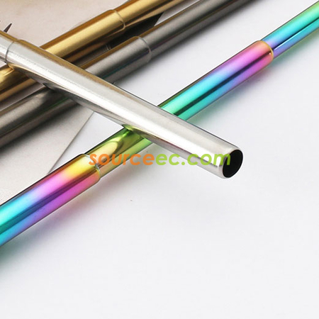 Customization Retractable Stainless Steel Straw Corporate Gifts