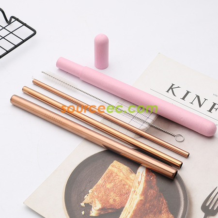 Customization Stainless Steel Straw with Tube Corporate Gifts