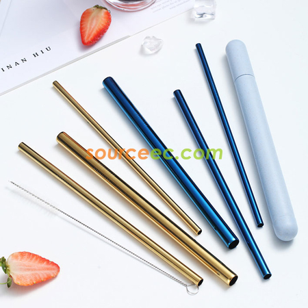 Customization Stainless Steel Straw with Tube Corporate Gifts