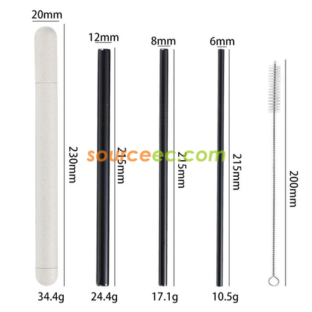 Customization Stainless Steel Straw with Tube Corporate Gifts