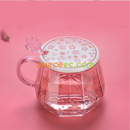 Customization Diamond Cherry Blossom Glass Corporate Gifts