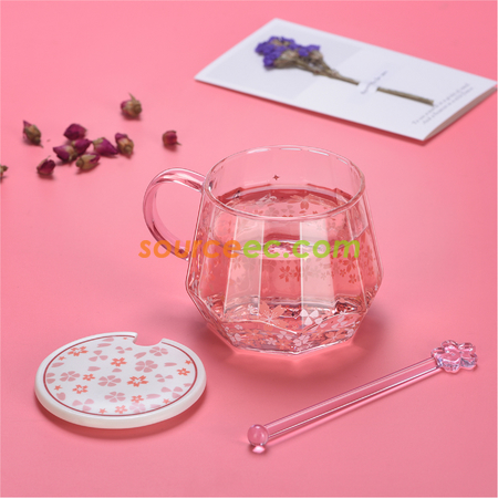 Customization Diamond Cherry Blossom Glass Corporate Gifts