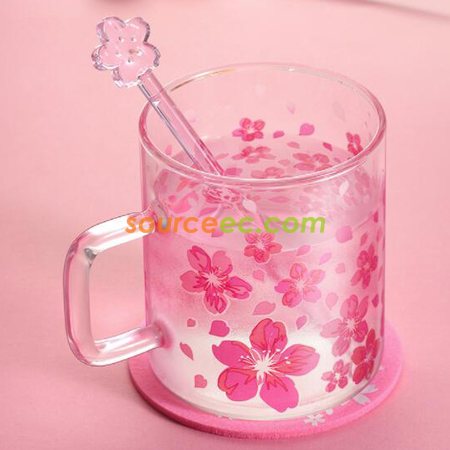 Customization Cherry Blossom Glass Corporate Gifts