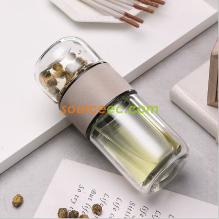 Customization Double Layer Tea Glass Corporate Gifts
