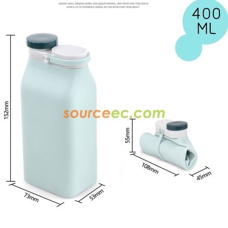 Customization Silicone Folding Water Bottle Corporate Gifts