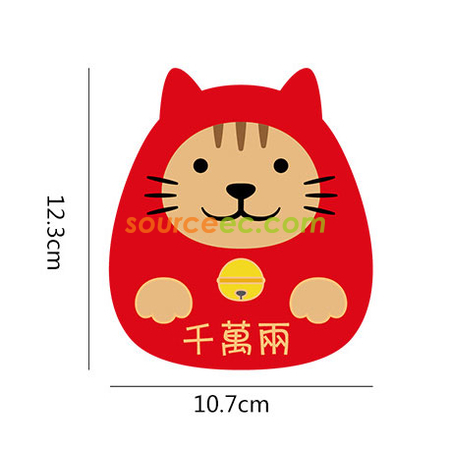 Customization Lucky Cat Red Packet Corporate Gifts